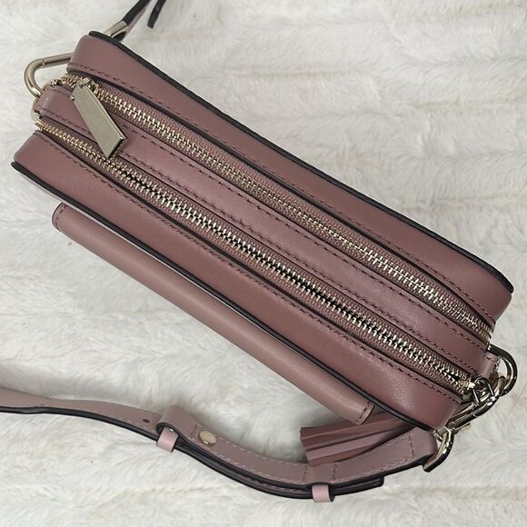 NWT Michael Kors Camera Small Tri-color Multicolor Leather Cross Body Bag - Picture 9 of 15